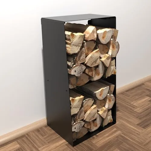 Kaminholzregal Edelstahl Massiv