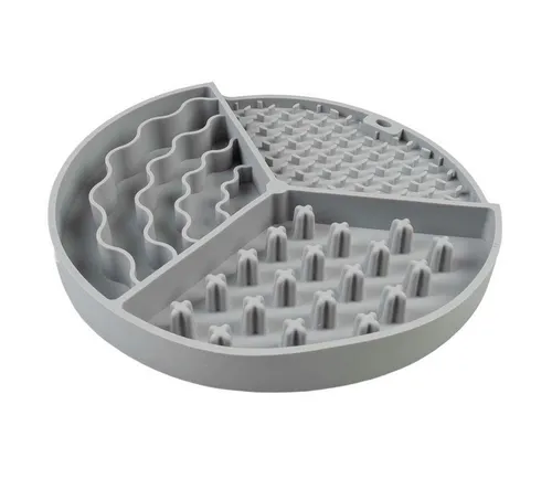 DUVO+ Napf Duvoplus Anti-Schlingnapf Triple - grau