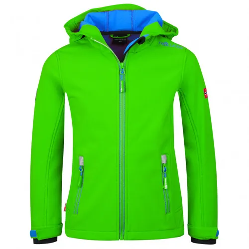 TROLLKIDS KIDS TROLLFJORD JACKET - Sportliche Softshelljacke für Kinder, ideal für Trekking und Outdoor-Aktivitäten, bietet Bewegungsfreiheit und schützt vor Wind und Wetter.