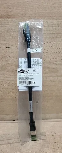 Goobay Patchkabel, CAT 8.1 Rohkabel, mit RJ45-Steckern, 2 GHz Bandbreite, S/FTP,