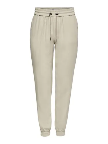 ONLY Damen Hose 15203946 Humus 40-32 - Damen-Hosen mit lässigem Design, elastischem Taillenbund und praktischen Seitentaschen für maximalen Komfort im Alltag.