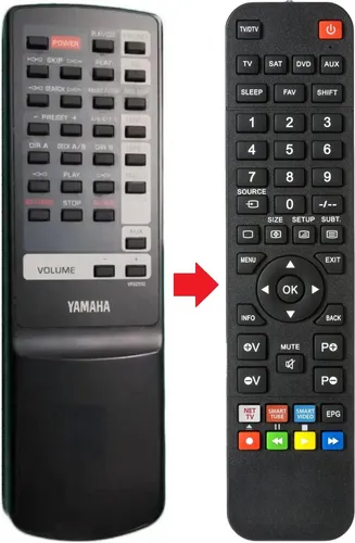 Fernbedienung geeignet für YAMAHA AX-590 von ARKAIA