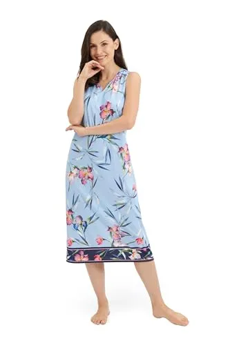 Rösch Nachthemd 1253162 in Blau, Bunt und Rosa von Rösch