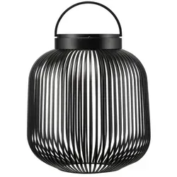 blomus LED Laterne -LITO- Dimmbar und Mobil - Laterne aus hochwertigem Eisen, perfekt für Indoor und Outdoor, dimmbar mit warm- bis kaltweißem Licht (2700K-4000K) und einer Leuchtdauer von bis zu 60 Stunden.