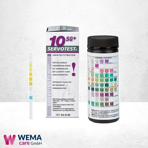 SERVOTEST 10 Urinteststreifen 100 Stück - PZN 00350071