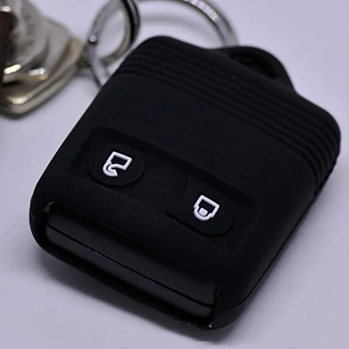 Soft Case Schutz Hülle Auto Schlüssel für Ford Maverick Transit Connect Courier F150 Ranger Sender 2 Tasten Remote/Farbe Schwarz