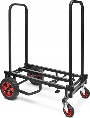 Pyle Plattformwagen - Faltbarer Transportwagen für bis zu 136kg - Sackkarren mit 8-in-1-Design: Verwandelt sich in verschiedene Wagentypen und ist ideal für Musiker, Techniker und mehr. Kompakt faltbar für einfache Lagerung und Transport.