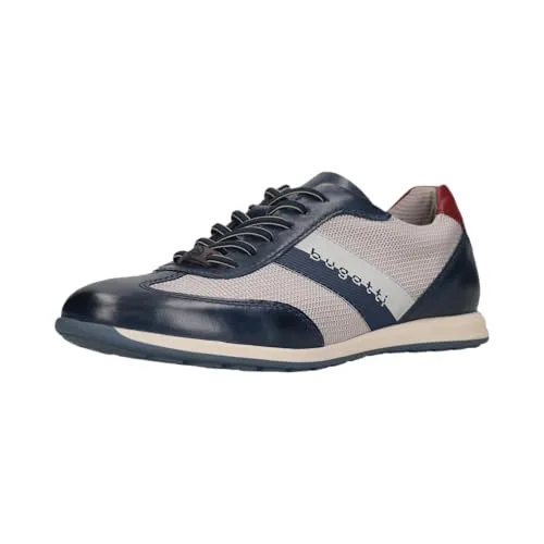 bugatti Herren Low-Top Sneaker mit Wechselfußbett in blau von Bugatti