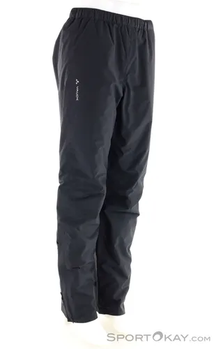 Vaude Escape Bike Warm Pants - Wasserdichte Radhose in XL Schwarz/Grau - Warme, wasserdichte Bike-Regenhose in XL, ideal für Bikepacking und Arbeit. Hergestellt aus 100% recyceltem Polyester, winddicht und isolierend für optimalen Komfort.