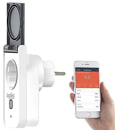 Produktbild Luminea Home Control WLAN Steckdose aussen