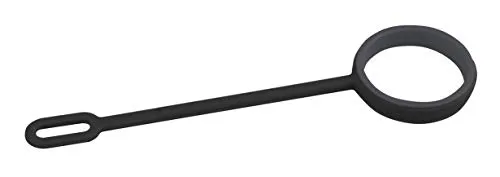 Sigg Bottle Lace Verschlusshalterung Black (One Size), Ersatzteil Trinkflasche mit Schraubverschluss, handlicher Deckelhalter