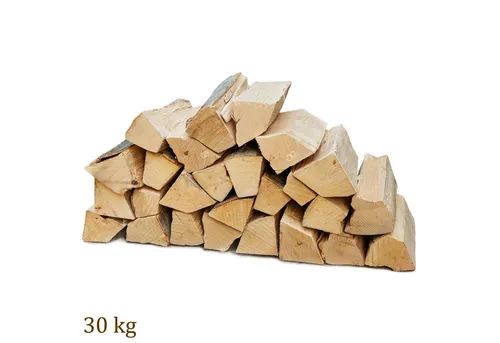 Flameup Kaminholz 30kg - Ofenfertiges Buchenholz für Kamin und Grill - Brennstoffe: 100% luftkammergetrocknetes Buchenholz mit weniger als 18% Restfeuchte. Ideal für Kamin und Grill, sofort einsatzbereit und aus regionalen Wäldern.