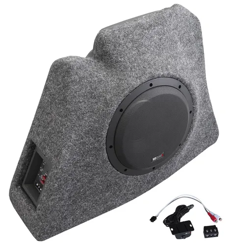 MB Quart QB-250 P206 - 25cm Aktiv-Subwooferbox für Peugeot 206 - Subwoofer für Peugeot 206, kraftvoller Bass und einfache Installation für ein verbessertes Klangerlebnis.