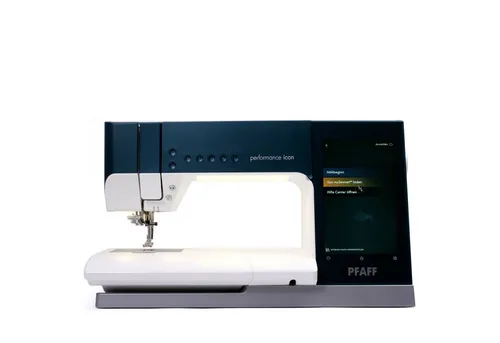 Pfaff performance icon Nähmaschine - Hochwertige Nähmaschine mit großzügiger Nähfläche und innovativer ActivStitchTM Technologie für präzises Nähen. Ideal für kreative Projekte und dicke Stoffe.
