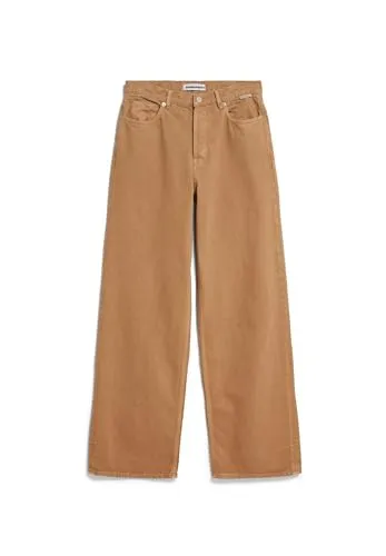 ARMEDANGELS Damen Wide Jeans recycelter Baumwolle ENIJAA Regular Fit Beige Blond 31/32