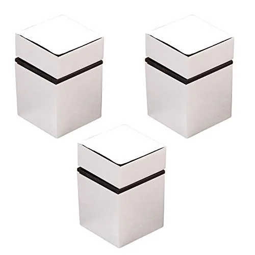 Stück SO-TECH® Regalträger CUBE II Chrom poliert Glasbodenhalter Bodenträger 3