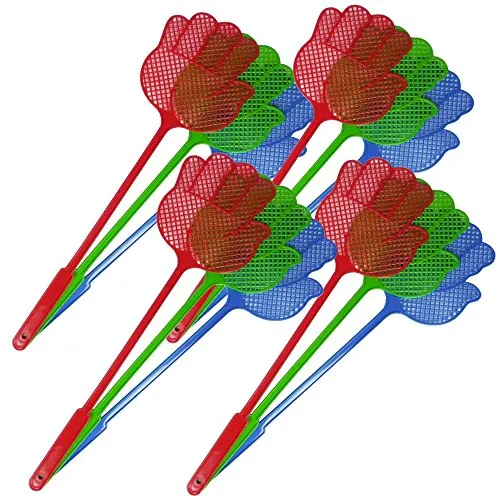 Fliegenklatsche Fliegenfänger Fliegenfalle 12 Stück Set