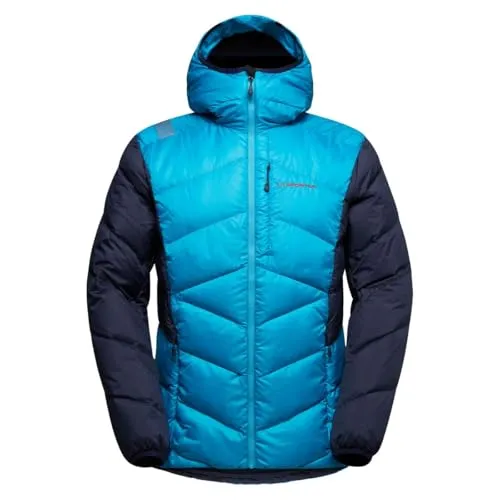 La Sportiva Daunen-Winterjacke Bivouac Down - Herren M - Herren Skijacke aus recyceltem Material, bietet optimale Wärmeisolierung und Komfort beim Skitouring. Mit verstellbarer Kapuze und praktischen Taschen.