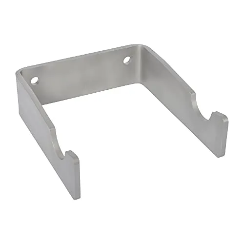 Wandhalterung für Kurzhanteln | Zeitlos schöne Optik aus Edelstahl | Über 50 kg Tragkraft | Für > 90% aller Hanteln geeignet | Qualität aus Deutschland