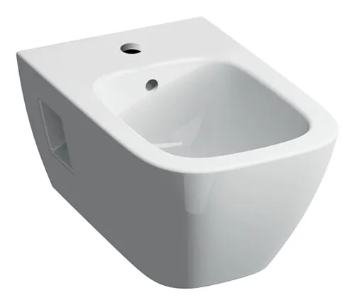 Geberit Renova Plan Square Wandbidet – Teilgeschlossene Form