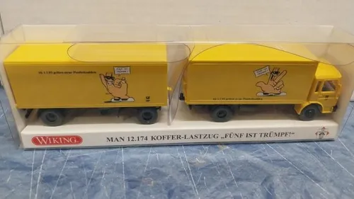 Produktbild Wiking 0673 11 H0 Man Hochbordkipper Bölling