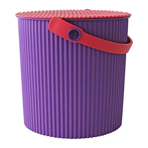 Hachiman Omnioutil Aufbewahrungsbehälter groß, Violett / Pink - Robuster Aufbewahrungsbehälter aus Polypropylen, ideal für vielseitige Nutzung mit 20 l Fassungsvermögen und praktischem Deckel – perfekt für Ordnung in jedem Raum.