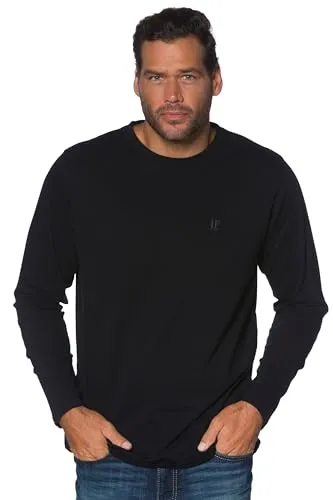 JP 1880 Herren Langarmshirt L-8XL - Bequem und stilvoll - Schlafanzugoberteile für Herren, Spezialpassform bis 8XL, geprüft nach OEKO-TEX Standard 100 für hohe Hautverträglichkeit.
