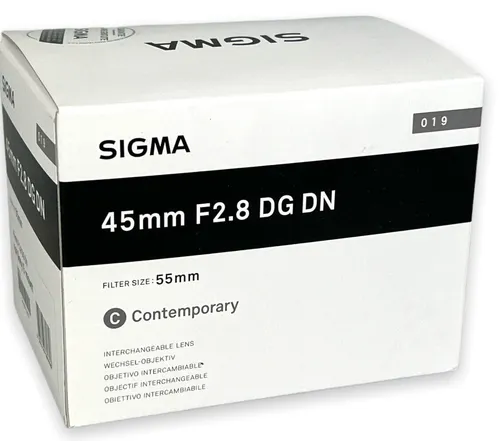 Sigma 45mm F2,8 DG DN Contemporary Objektiv für Sony-E - Hochpräziser Autofokus, staub- und spritzwassergeschützt, ideal für kreative Fotografie