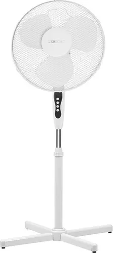 CLATRONIC Standventilator VL 3603 S - Weiß - Ventilator mit 3 Leistungsstufen und zuschaltbarer Oszillation, ideal für eine angenehme Luftzirkulation im Büro oder Zuhause.