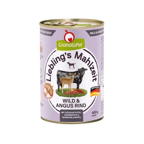 GRANATAPET Liebling's Mahlzeit Venison and angus beef - Nassf 4260165196888