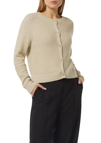 comma Strickjacke für Damen - Elegante Strickjacke mit Rundhalsausschnitt und Knopfleiste, ideal für einen stilvollen Look bei jedem Anlass.