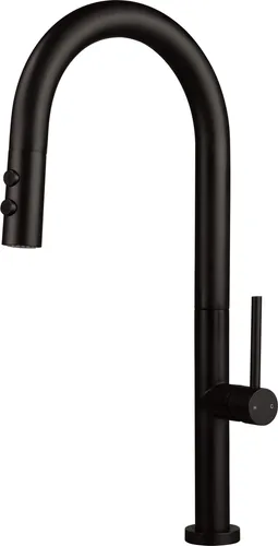 Küchenarmatur mit ausziehbarem Auslauf – 2 Sprüharten - Moderne Küchenarmatur mit ausziehbarem Auslauf und zwei Sprüharten. Ideal für flexibles Arbeiten in der Küche und einfache Reinigung.