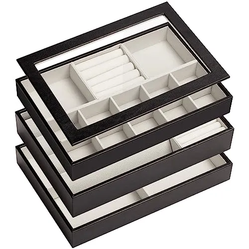 AdelDream Stapelbares Schmucktablett in schwarz von AdelDream