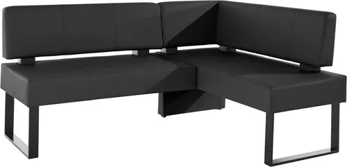 Home affaire Eckbank Oliver mit Metallgestell in schwarz von Home Affaire
