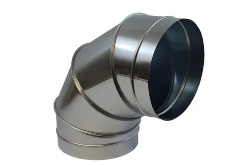 Bogen 90° NW 315mm, Wickelfalzrohr, Lüftung Rohr, Formteil