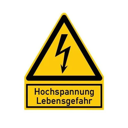 Produktbild Cimco Werkzeuge WS HSP Lebensgefahr. Folie 182728 Kennzeichnungsmaterial WS