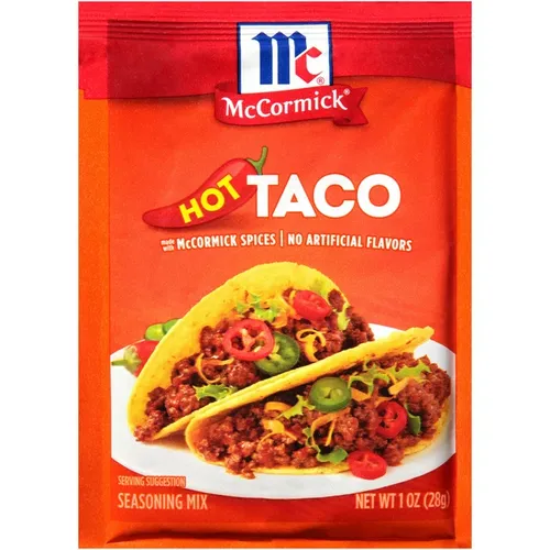 Mc Cormick Hot Taco Seasoning Mix Gewürzmischung aus den USA - 28 Gramm