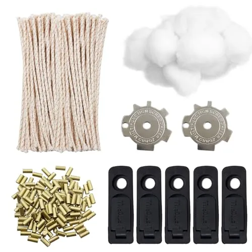 Universelles Feuerzeug Zubehör Set für Benzin 100 Feuersteine 50 Docht 5 Watte 10 Dichtung 2 Schraubendreher Ersatz Reparaturteil Paket für Feuerzeug für Den Meisten Feuerzeugen