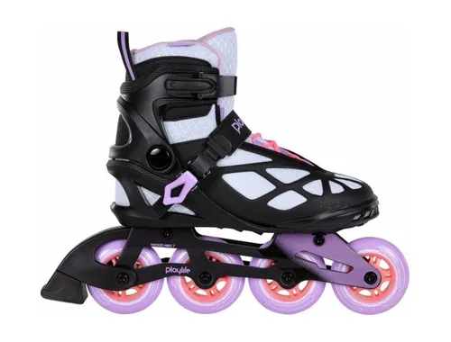 Playlife FITNESS SKATES Inlineskates lila|schwarz 37 - Inliner für Erwachsene in trendigem lila und schwarz, ideal für Fitness und Freizeitaktivitäten – für ein aktives Lebensgefühl!