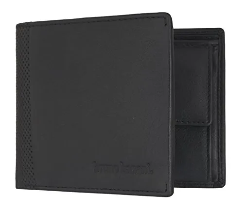 Bruno Banani Geldbörse RFID-Safe - Moderne Geldbörse mit RFID-Blocker für optimalen Datenschutz, aus hochwertigem Kalbsleder, ideal für den stilbewussten Herren.