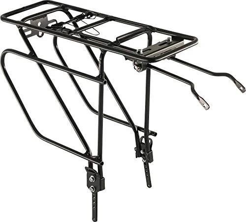 Fahrrad-Gepäckträger mit 3-fach Strebe - Fahrradzubehör mit abgesenkten Taschenbügeln für optimale Gepäcktaschenmontage, passend für 26-29