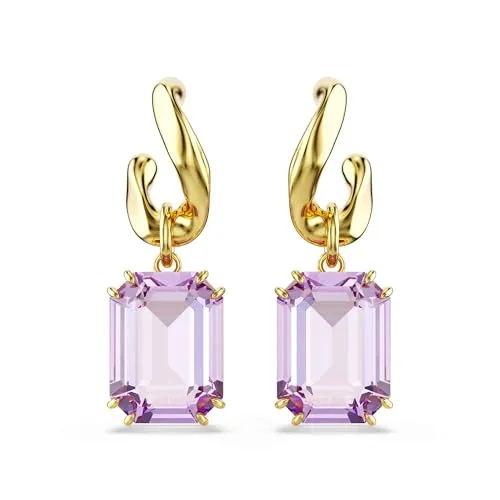 Swarovski Millenia 5694784 violette Ohrringe in gold von Swarovski