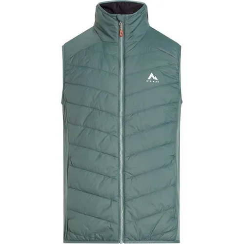 McKINLEY Herren Weste Sansa II HYB VST M - Die McKINLEY Sansa II Isolationsweste bietet optimalen Schutz gegen Wind und Kälte. Mit kompaktem Packmaß, atmungsaktivem Material und cleveren Details ist sie ideal für Outdoor-Abenteuer.