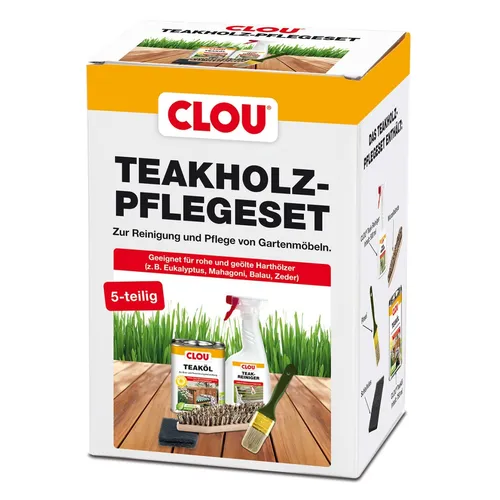 Produktbild Clou Teakholz Pflege SET