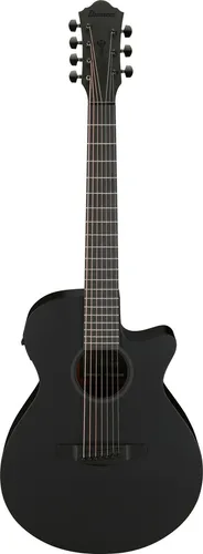 Ibanez AEG721-BOT Black Out - AEG-Serie Akustikgitarre mit Fichten-Decke und Sapele-Boden, ausgestattet mit Fishman S-Core Tonabnehmer für erstklassigen Sound, perfekt für Live-Performances.