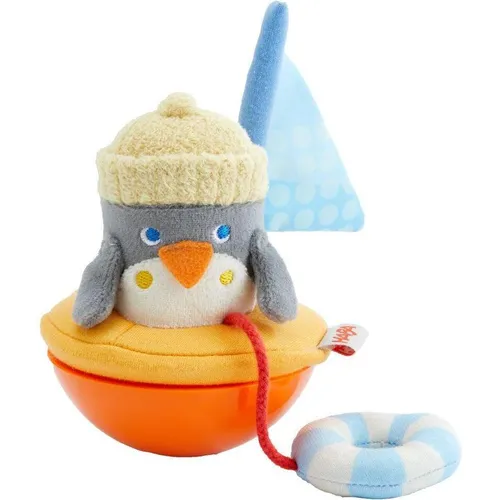 HABA Stehauffigur Pinguin – Interaktive Puppe mit Wackel- und Klingeleffekt - Entdecken Sie die lustige HABA Stehauffigur Pinguin! Mit Wackel- und Klingeleffekt sorgt sie für interaktiven Spielspaß und fördert spielerisch die motorische Entwicklung der Kleinen.