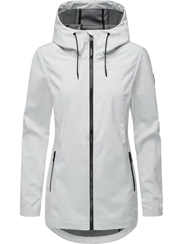 Ragwear Zuzka Sport Damen Übergangsjacke in weiß von ragwear