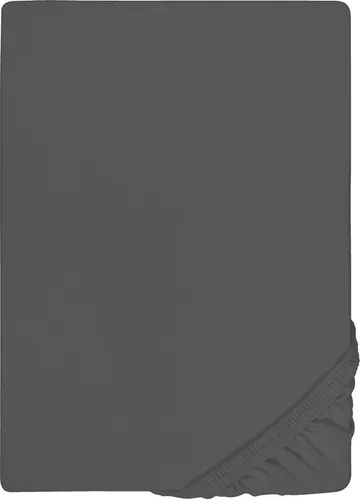 Biberna Spannbettlaken Thea - Jersey-Elasthan, Gummizug - Spannbettlaken für Matratzen bis 25 cm Höhe, mit speziellem Schnitt für faltenfreies Liegen und pflegeleichtem Material für einfache Reinigung.