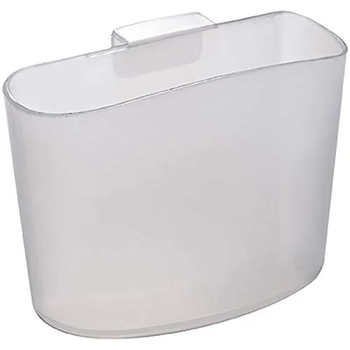 ohne Markenname Teebeutelhalter (10er Pack) aus gefrostetem Kunststoff, Transparent
