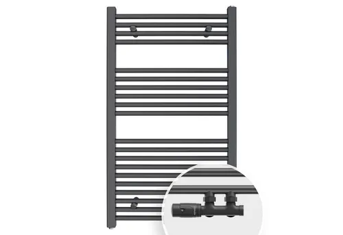 Aquabad® Badheizkörper VIRGO 60x100cm mit Handtuchhalter - Der Aquabad Badheizkörper VIRGO bietet eine stilvolle Wärmequelle für Ihr Badezimmer. Er überzeugt durch modernes Design und Funktionalität als Handtuchwärmer. Ideal für kleine bis mittelgroße Bäder.